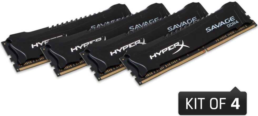 HyperX Savage DDR4 Memory Modules Unleashed by Kingston