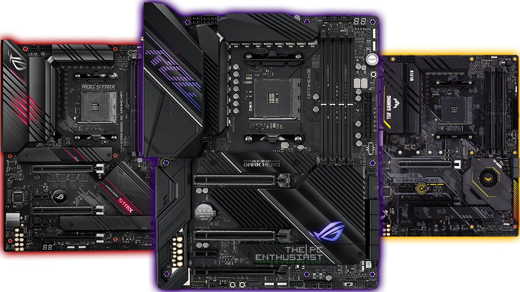 Asus ROG Crosshair VIII Dark Hero Announced - Together with a new TUF