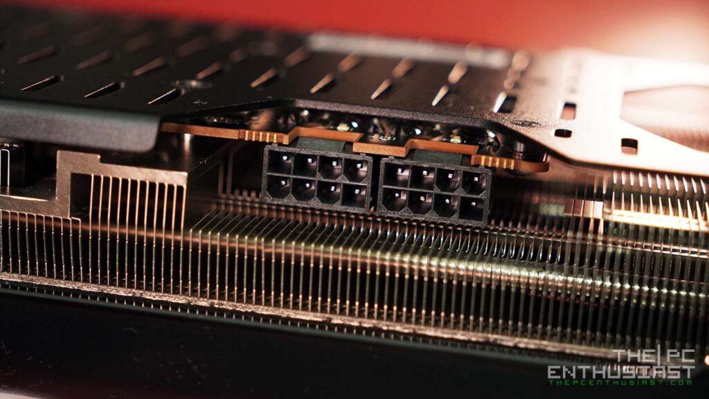 XFX Qick 319 RX 7800 XT PCIe power connectors