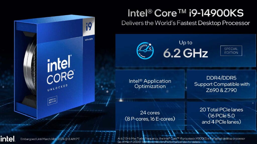 intel core i9-14900ks features