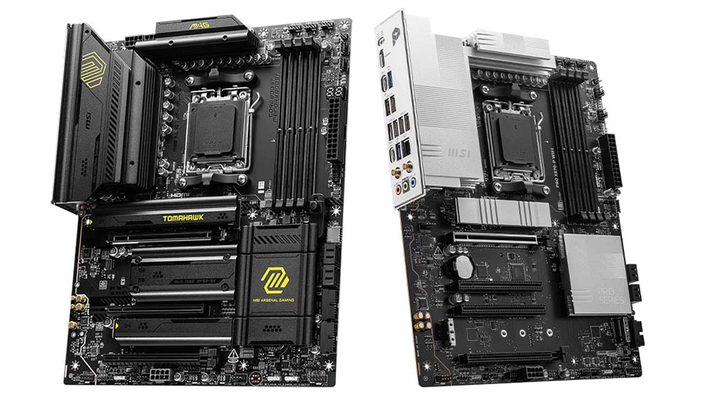 MSI X870 Tomahawk WiFi and PRO X870-P WiFi Announced
