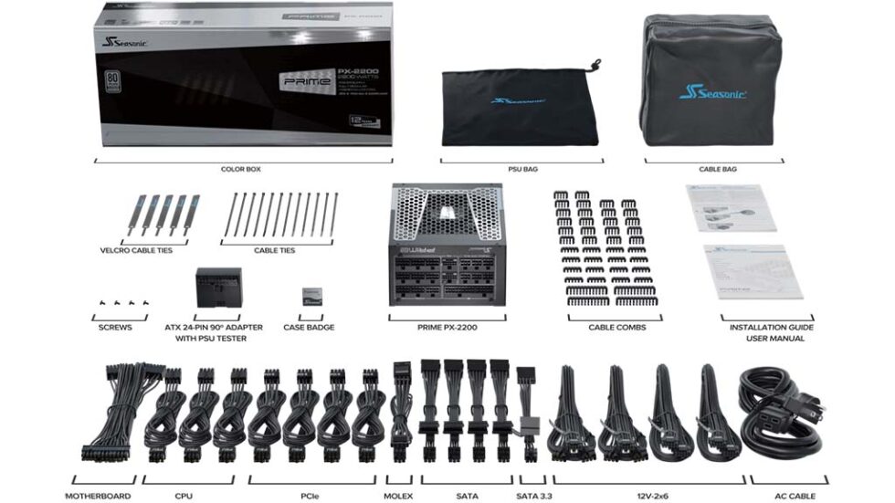 Seasonic's Prime PX 2200W ATX3 80 Plus Platinum Is A Monster