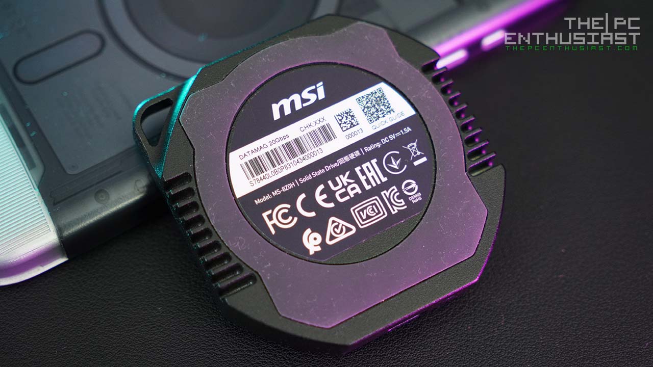 MSI DATAMAG 2TB ポータブルSSD MSI DATAMAG 20Gbps 2TB Portable SSD Storage - MSI-US Official Store