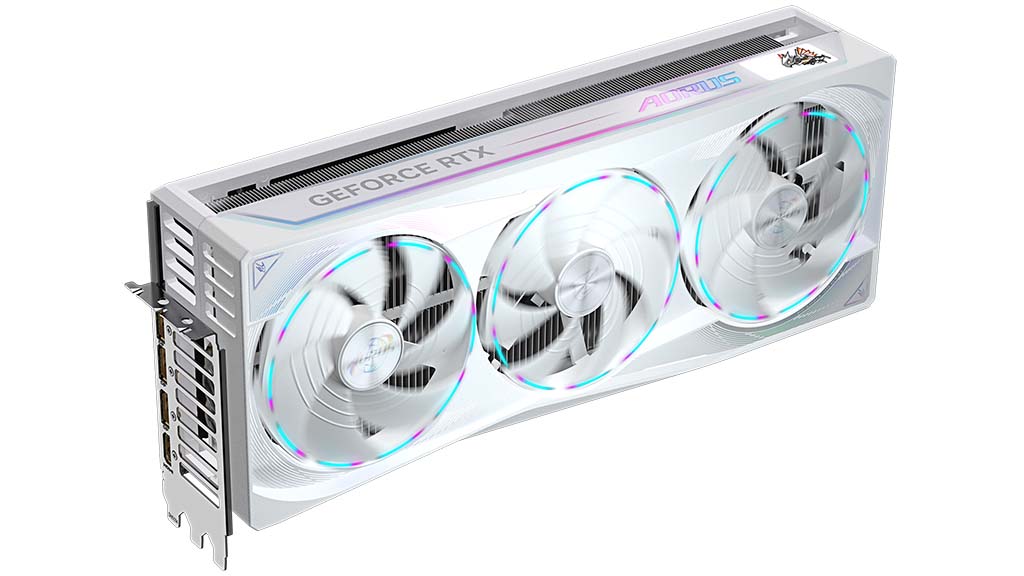 Gigabyte AORUS GeForce RTX 5090 Stealth Ice Graphics Card Has