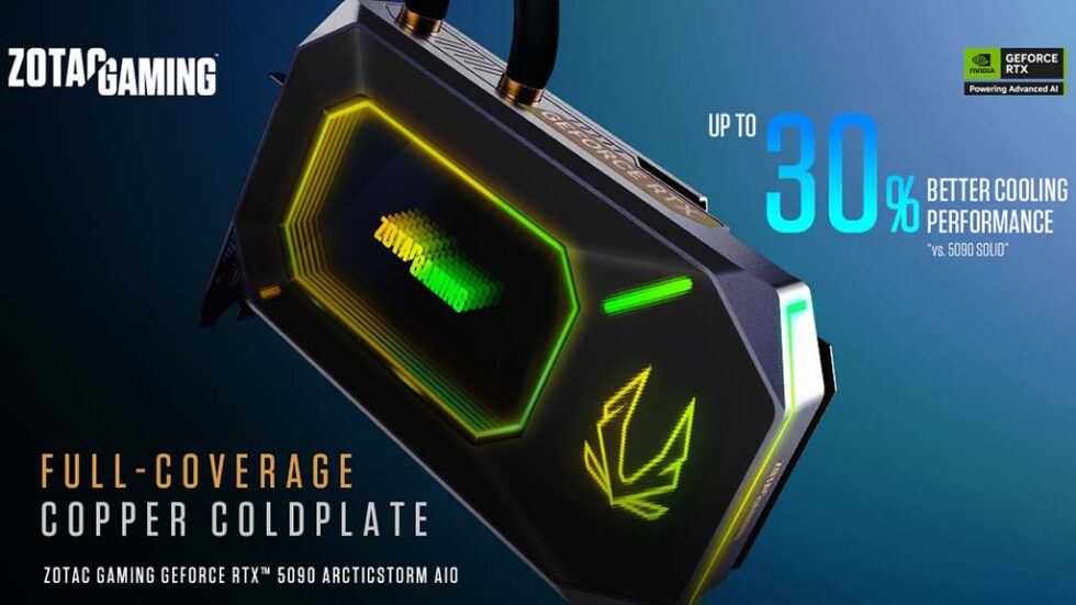【新品未開封】ZOTAC RTX 5090 ArcticStorm AIO Zotac shows new Geforce RTX 5090 ArcticStorm AIO graphics card