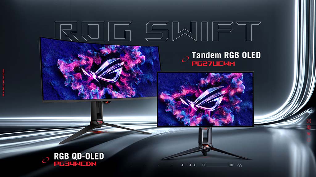 ASUS ROG OLED Monitors at CES 2026 | PG34WCDN, PG32UCDM Gen 3