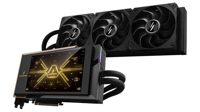 MSI GeForce RTX 5090 LIGHTNING Z Revealed at CES 2026 With 8-Inch