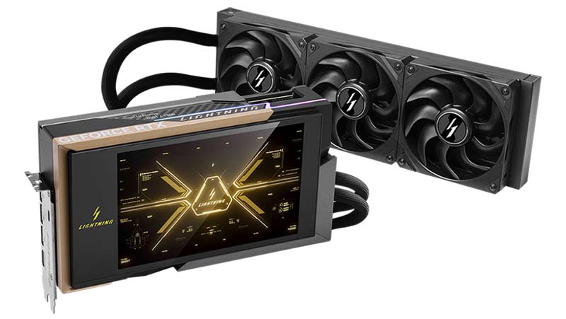 MSI GeForce RTX 5090 LIGHTNING Z Revealed at CES 2026 With 8-Inch