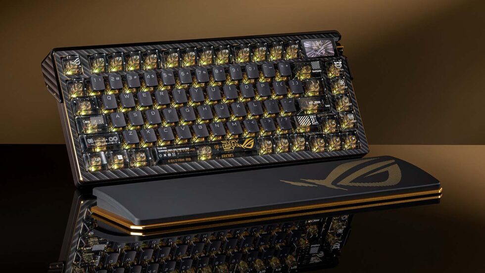 ASUS ROG's 20th Anniversary Keyboard and Mouse Are Finally