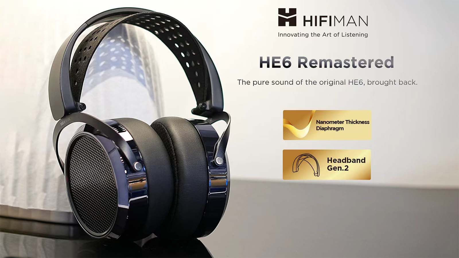 Headphone Module Hifiman HE6 Remastered Brings Back a Legendary Planar Headphone for ...
