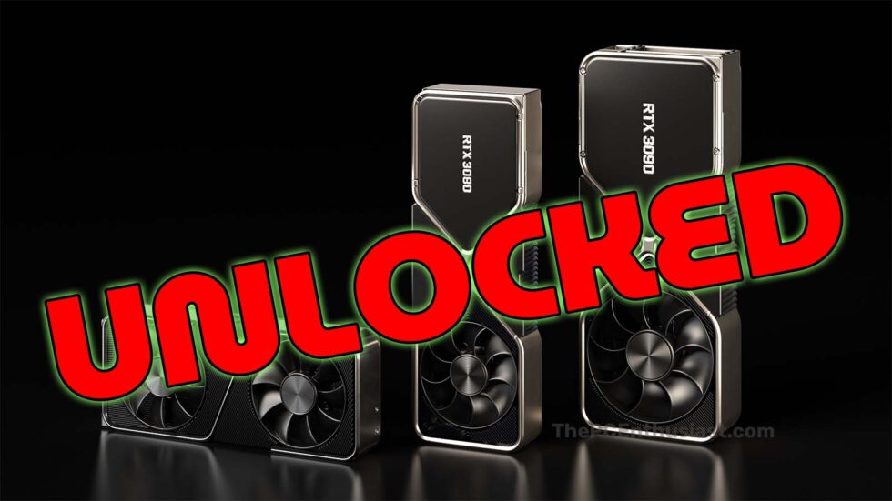 NVIDIA RTX 30 GPU unlock mod